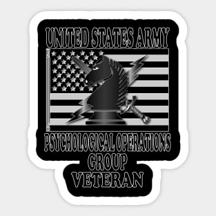 Psychological Operations Group- Veteran Sticker